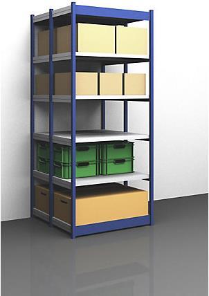 Produktbild kaiserkraft Stabil-Steckregal, doppelseitig