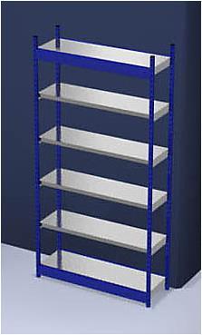 Produktbild kaiserkraft Stabil-Steckregal, einseitig