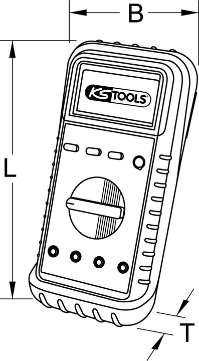 Produktbild KS Tools KFZ-Multimeter 150.1480