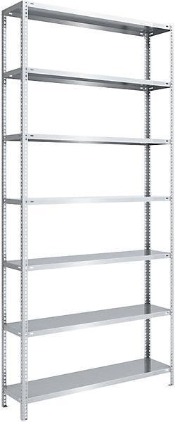 Actual product image eurokraft pro Bolted storage rack, galvanised, medium duty