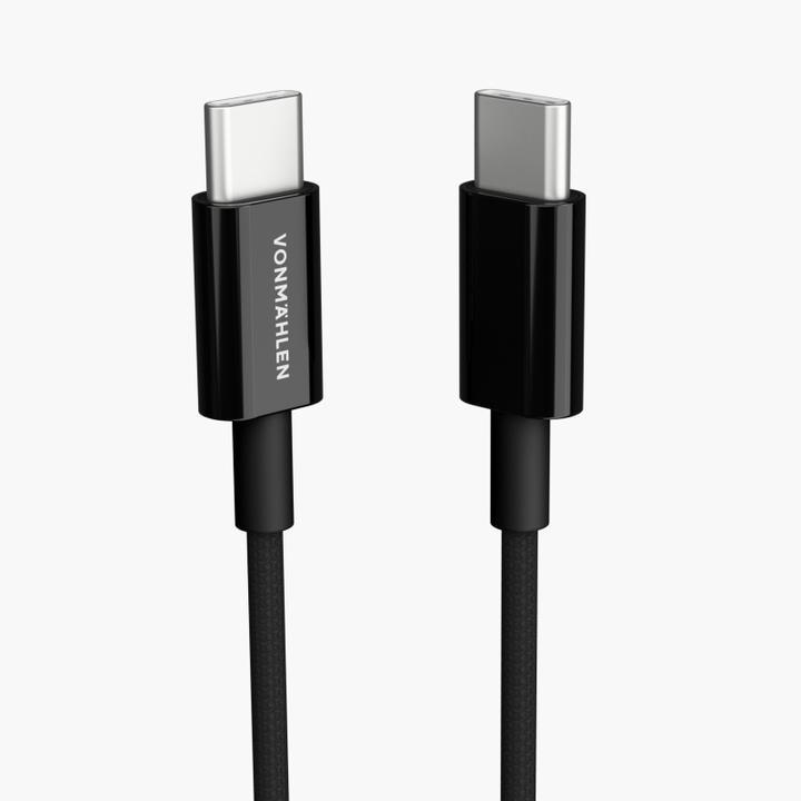Image du produit Vonmählen USB-C to USB-C Cable 60W / 2m - Black (2 m, USB 2.0, 60 W)