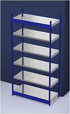 Produktbild kaiserkraft Stabil-Steckregal, einseitig