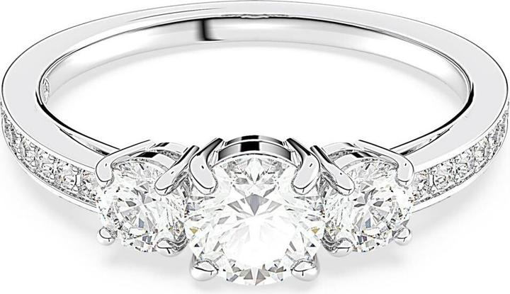 Produktbild Swarovski Attract Trilogy Ring Gemischte Rundschliffe Weiss (55)