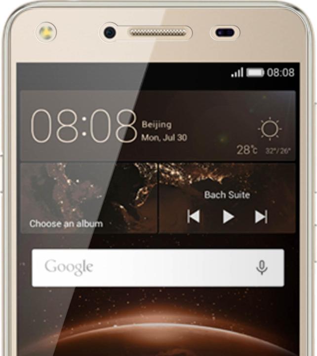 Actual product image Avizar Crystal clear film, glass screen protector (1 Piece, Huawei Y5 II)