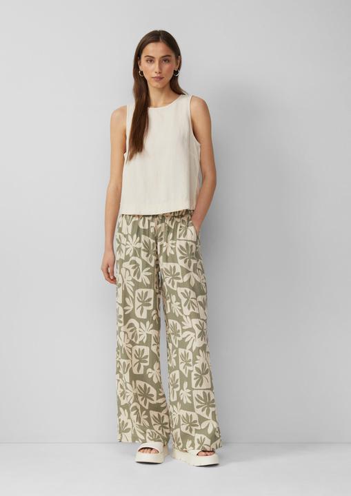 Immagine prodotto s.Oliver Bluse Leinenmix-Blusentop | QS x Sarah & Tini (32)