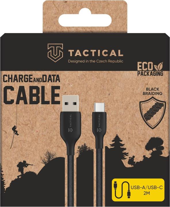Actual product image Tactical Cable USB-A/USB-C 2 m Schwarz (2 m)
