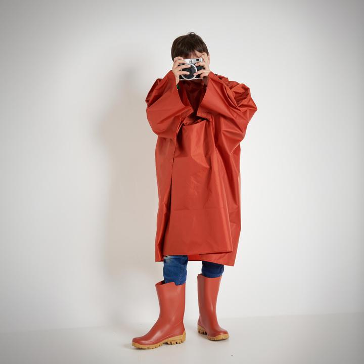 Actual product image Solognac Poncho children waterproof polyester (One size)