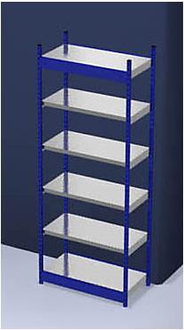 Produktbild kaiserkraft Stabil-Steckregal, einseitig