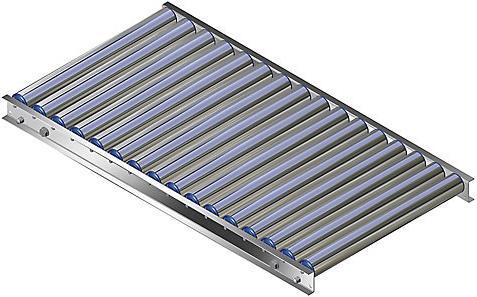 Actual product image Gura Lightweight roller conveyor, aluminum frame with aluminum rollers