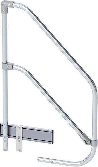 Actual product image kaiserkraft Railing one-sided for work platform mobile one-sided 5 steps (Scaffolding, 203 cm)