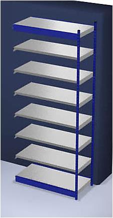 Produktbild kaiserkraft Stabil-Steckregal, einseitig