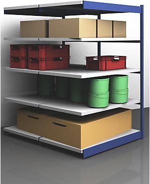 Produktbild kaiserkraft Stabil-Steckregal, doppelseitig