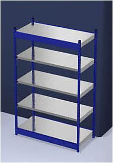 Produktbild kaiserkraft Stabil-Steckregal, einseitig