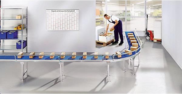 Image du produit Gura Petit convoyeur à rouleaux, cadre en aluminium avec rouleaux en plastique