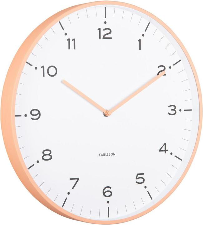 Productafbeelding Karlsson Wandklok Circus Rings Perzik oranje (40 cm)