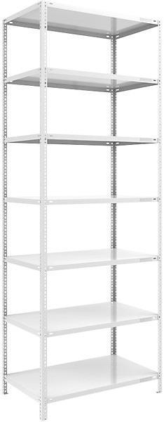 Actual product image eurokraft pro Bolted shelving, light construction, plastic coated