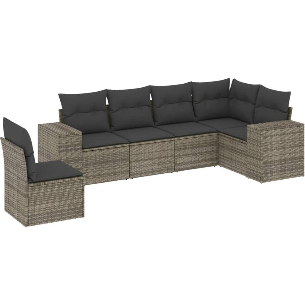 VidaXL, Gartenlounge, 10-tlg. Garten-Lounge-Set mit Kissen