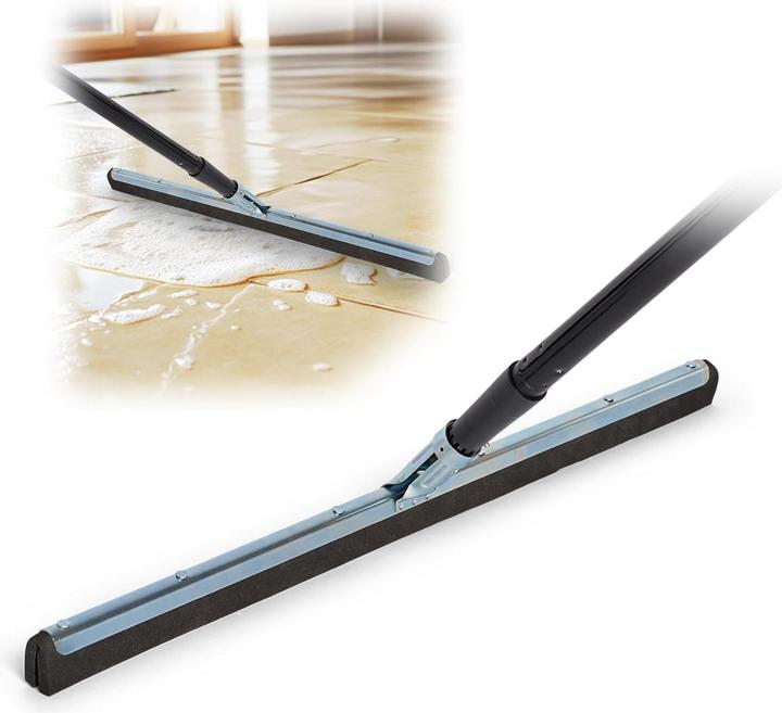 Actual product image Novaliv Wasserschieber Bodenabzieher 60cm mit Stiel 137 cm Duschabzieher Abzieher Dusche Boden Abzie