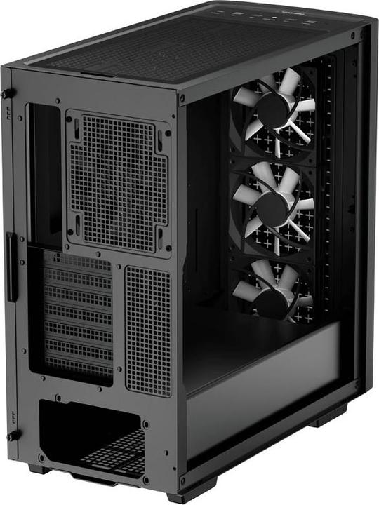 Actual product image Deepcool MID-TOWER HOUSING CK560 Side Window, Black, Mid-Tower, Power Supply Included in Faith No. (ATX, mATX, E-ATX, Mini-ATX)