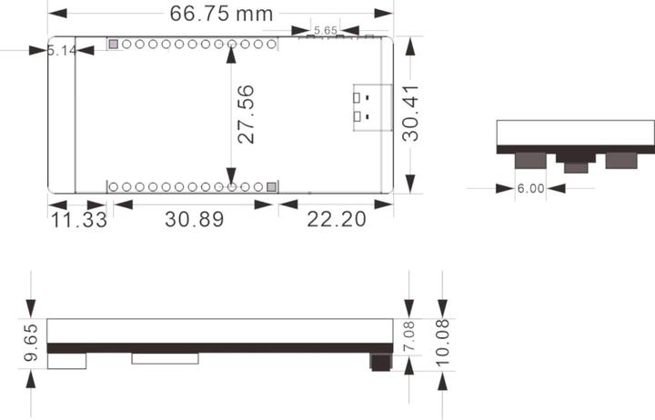 Produktbild Heltec Automation Vision Master E213 ESP32-S3 E-Ink 2.13 Zoll LoRa BLE 863–870 MHz