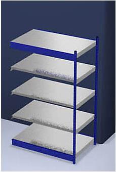 Produktbild kaiserkraft Stabil-Steckregal, einseitig