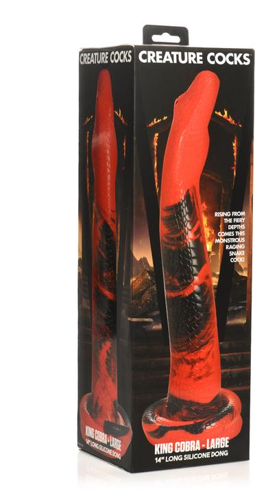 Produktbild Creature Cocks King Cobra - Silicone Dildo - 14" / 36 cm/Black