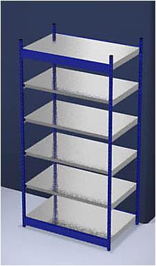 Produktbild kaiserkraft Stabil-Steckregal, einseitig