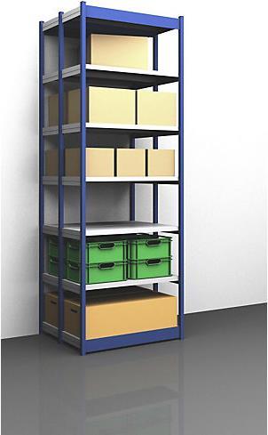 Produktbild kaiserkraft Stabil-Steckregal, doppelseitig