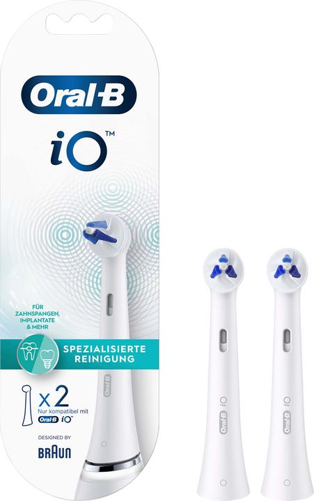 Oral-B iO Têtes de brosse de nettoyage spécialisées, 2 pièces (1 x)