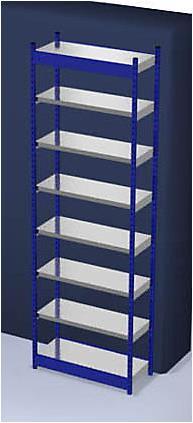 Produktbild kaiserkraft Stabil-Steckregal, einseitig