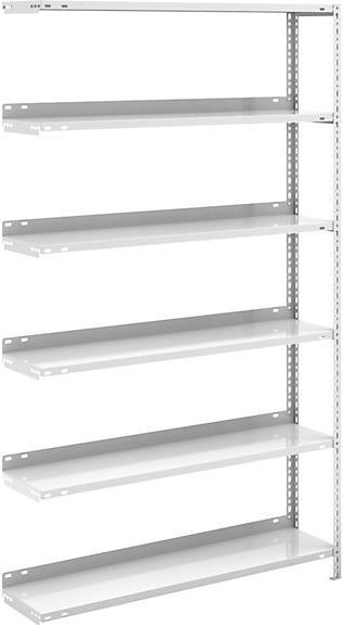 Produktbild kaiserkraft Akten-Schraubregal, lichtgrau RAL 7035