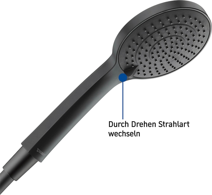 Image du produit Duravit Douchette à main 3jet 110 MinusFlow, UV65201 (3 Types de jets, 9.50 l/min)