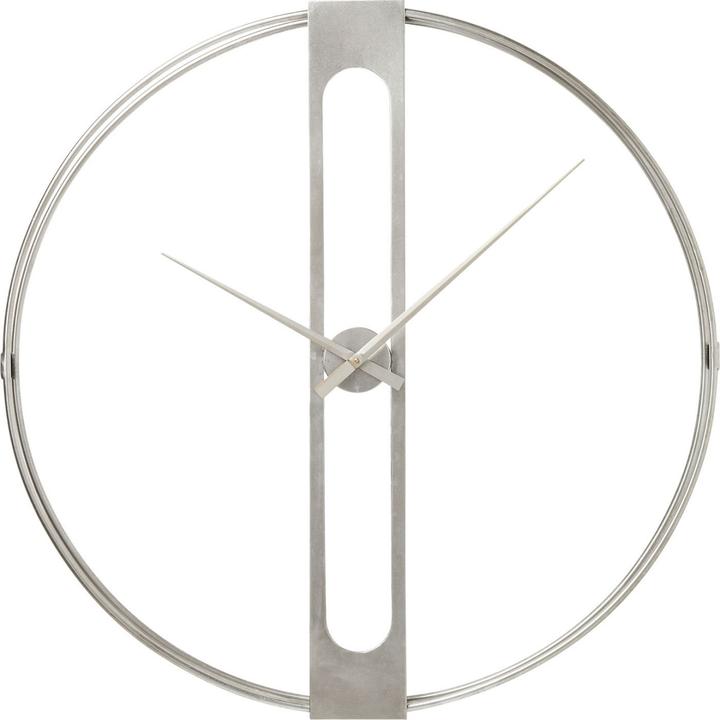 Kare Design Horloge murale Clip argenté Ø60cm (60 cm)