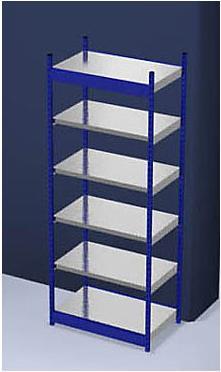 Produktbild kaiserkraft Stabil-Steckregal, einseitig