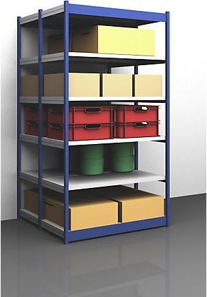 Produktbild kaiserkraft Stabil-Steckregal, doppelseitig