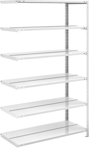 Produktbild kaiserkraft Akten-Schraubregal, lichtgrau RAL 7035