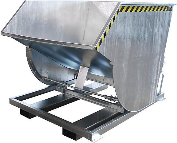 Image du produit eurokraft pro Benne basculante, modèle étroit (2000 l)
