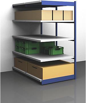 Produktbild kaiserkraft Stabil-Steckregal, doppelseitig