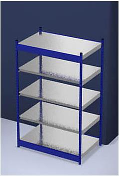 Produktbild kaiserkraft Stabil-Steckregal, einseitig