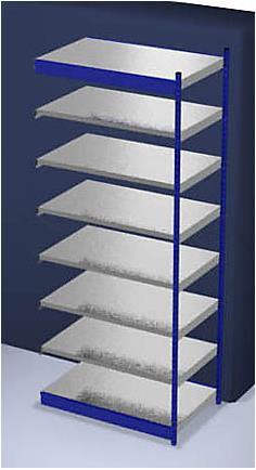 Produktbild kaiserkraft Stabil-Steckregal, einseitig