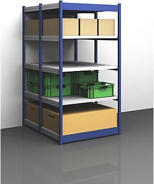 Produktbild kaiserkraft Stabil-Steckregal, doppelseitig