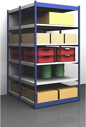 Produktbild kaiserkraft Stabil-Steckregal, doppelseitig