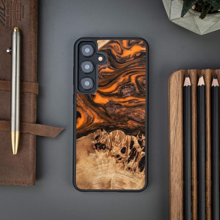 Produktbild INNE Bewood Einzigartige Hülle für Samsung Galaxy S24 Plus Orange (Samsung Galaxy S24+)