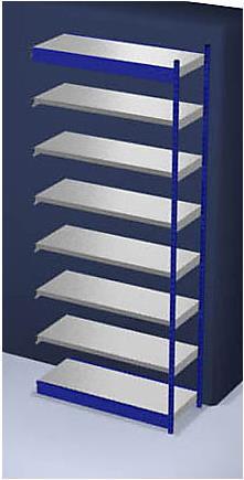 Produktbild kaiserkraft Stabil-Steckregal, einseitig