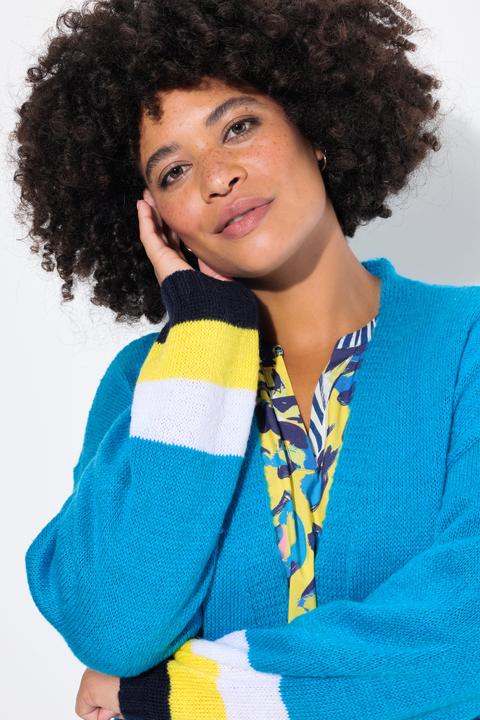 Produktbild Angel of Style Long-Strickjacke, Rücken Peace-Motiv, offene Form (56)