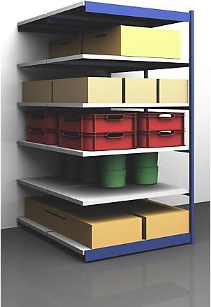 Produktbild kaiserkraft Stabil-Steckregal, doppelseitig