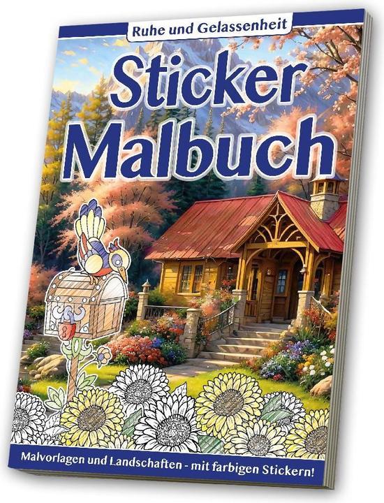 Produktbild Sticker Malbuch: Erwachsene,Ruhe.9137