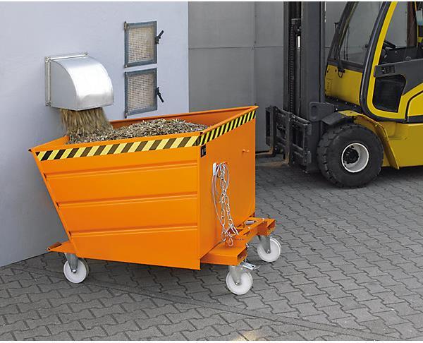 Produktbild eurokraft pro Kippbehälter, mit niedriger Schüttkante (500 l)