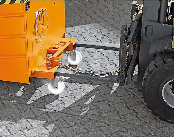 Produktbild eurokraft pro Kippbehälter, mit niedriger Schüttkante (500 l)