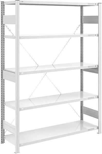 Actual product image eurokraft pro Heavy duty boltless shelving, RAL 7035